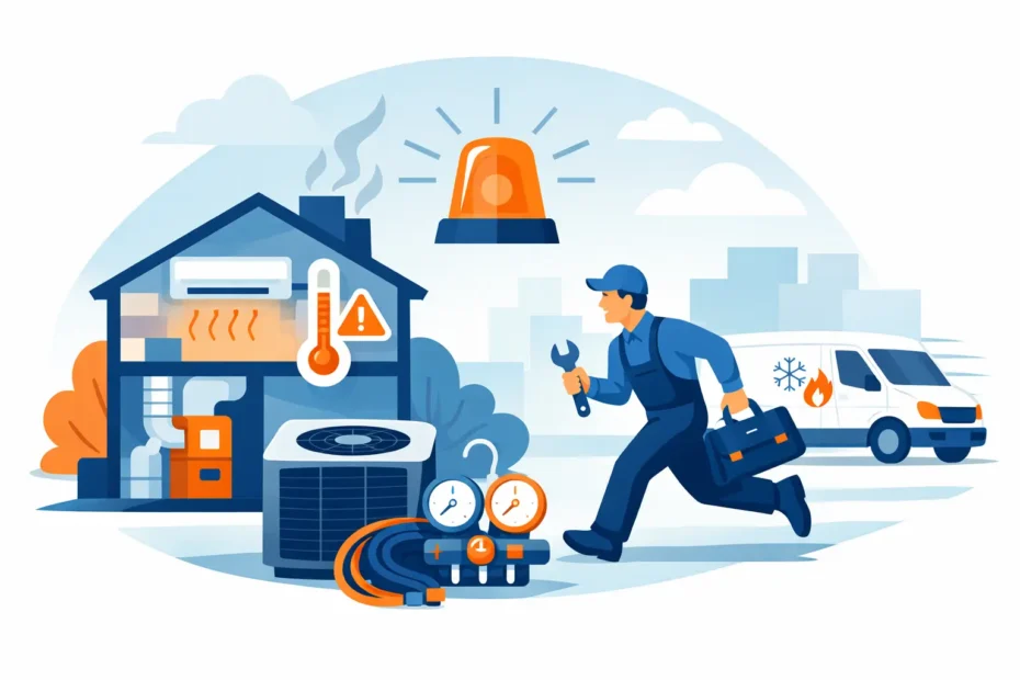 Emergency HVAC Response Example That Works